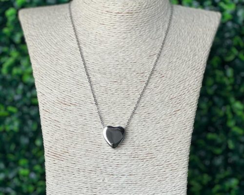 Collana Ciondolo A Cuore Per Ceneri – Gioiello Urna In Acciaio Inox Per Ricordo Di Persone Care O Animali
